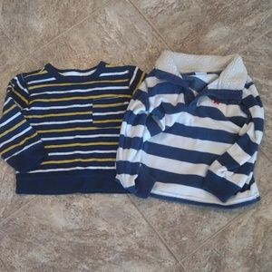 Carter's 2T Fleece Pullover & Striped Sweater